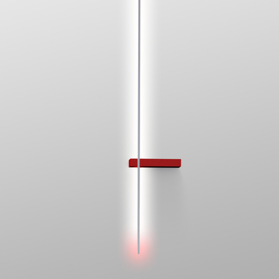 LCI ウォールランプ「OUTLINE アウトライン」129FT＋172（Red レッド）照明