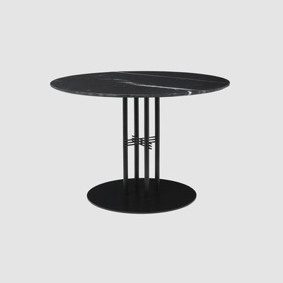 GUBI「TS Column Dining ダイニングテーブル φ110cm」マーブルブラック