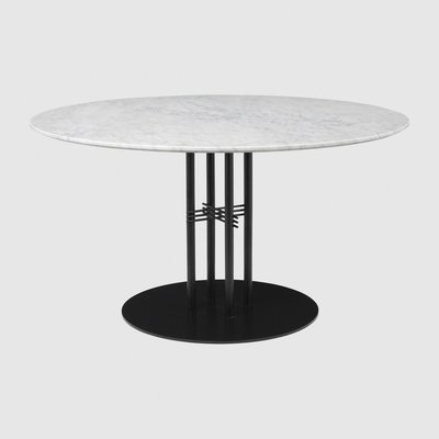 GUBI「TS Column Dining ダイニングテーブル φ130cm」マーブルホワイト