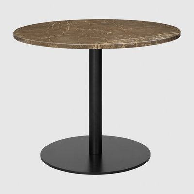 GUBI「1.0 Lounge Table Round φ80cm」マーブルブラウン