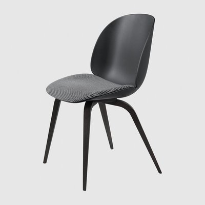 GUBI「Beetle Dining Chair Wood base」座面布張り 選べる組み合わせ