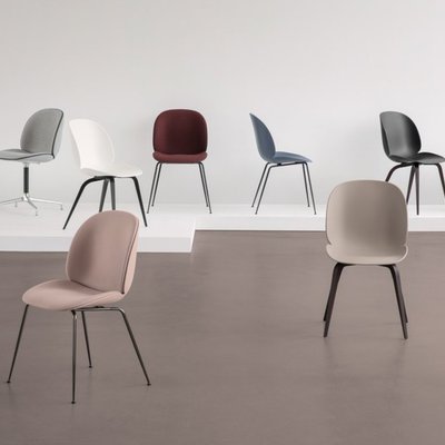 GUBI「Beetle Dining Chair  stackable」布張無 全7色ｘ選べるベース