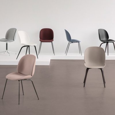 GUBI「Beetle Caster Chair」フロント布張り キャスターチェア