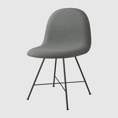 GUBI「3D Dining Chair」3Dダイニングチェア　フル布張り装飾　センターベース
