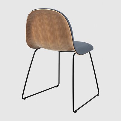 GUBI「3D Dining Chair」3Dダイニングチェア　フロント布張り　スレッジベース