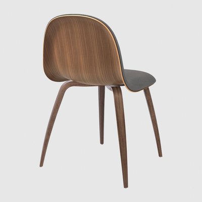 GUBI「3D Dining Chair」3Dダイニングチェア　フロント布張り　ウッドベース