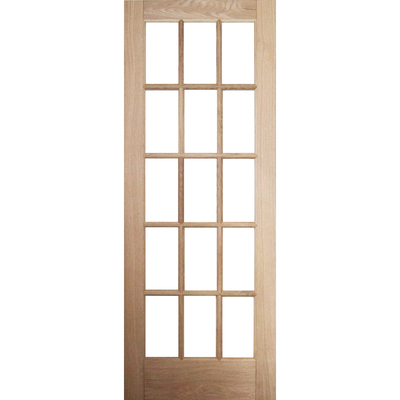 JELD-WEN ジェルドウェン「木製内部ドア 1515Ｗ」ドア厚35mm ホワイトオーク 室内ドア