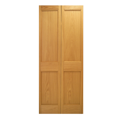 JELD-WEN ジェルドウェン「木製内部バイフォールドドア 1444Ｗ」ホワイトオーク 室内折戸