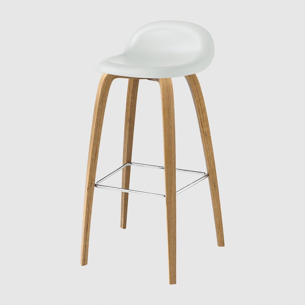 GUBI「3D Bar Stool 75cm」3Dバースツール ウッドベース GUBI「3D Bar Stool 75cm」3Dバースツール ウッドベース