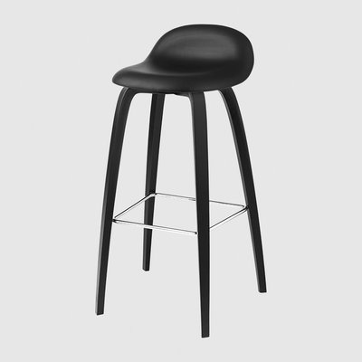 GUBI「3D Bar Stool 75cm」3Dバースツール　フル布張り装飾　ウッドベース