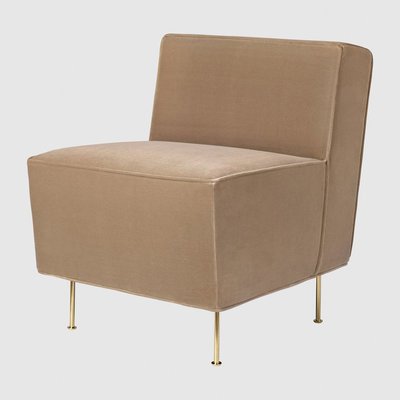 GUBI「Modern Line Lounge Chair」ラウンジチェア ハイタイプ　選べる布装飾