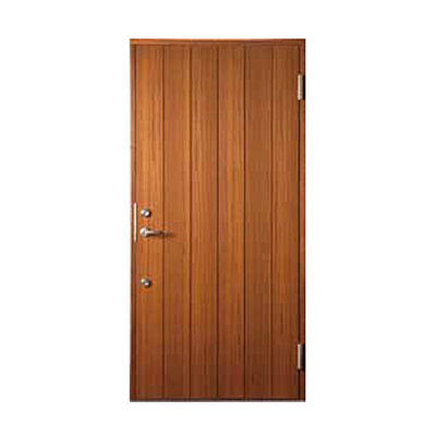 木製断熱玄関ドア「スウェーデンドア チーク縦張」防火／非防火