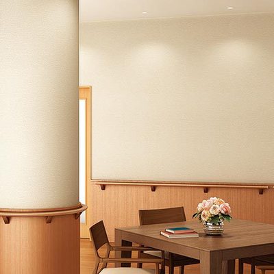 「空気を洗う壁紙® クラフト ライン」朝霞（Asakasumi）全4色 半永久サイクル消臭壁紙