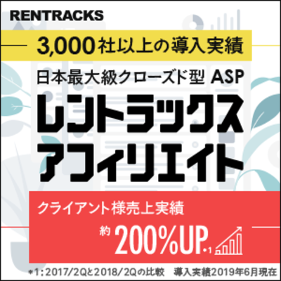 期待した集客ができたときに、初めてお支払いのWeb集客サービス「レントラックス」