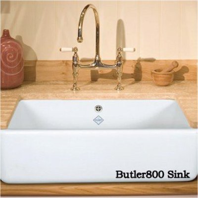 SHAWS（ショーズ）社製「BUTLER 800 SINK バトラー 800 シンク」陶器製シンク