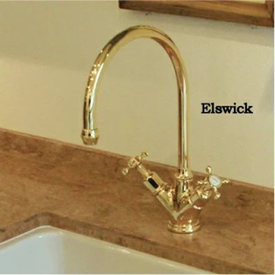 SHAWS（ショーズ）社製「ELSWICK エルスウィック」キッチン 水栓金具 2色