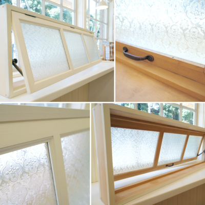 木製室内窓「WM-1200（上開き）」20色 9パターン W1200×H400×D130mm