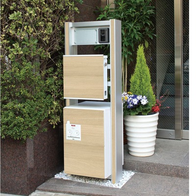 Garden Item ポスト・門柱 リーベシリーズ 宅配ボックス搭載門柱「アクセポ ACCEPO」