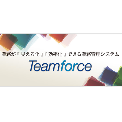 業務が“見える化”“効率化”できる業務管理システム「Teamforce（チームフォース）」