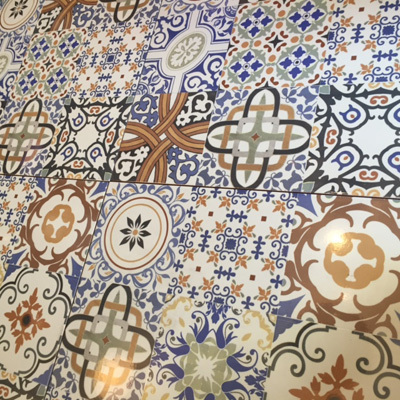 GADAN モロッコタイル 床用タイル「パッチワークフロアタイル」