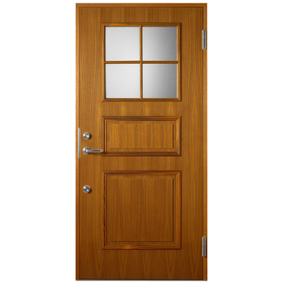 木製断熱玄関ドア「Sweden Door　KG50W73(T) チーク」W988×H2080