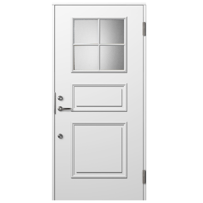 木製断熱玄関ドア「Sweden Door　KG50W73(W) ホワイト」W988×H2080