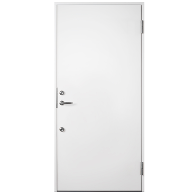 木製断熱玄関ドア「Sweden Door　KG00(W)  ホワイト」W988×H2080