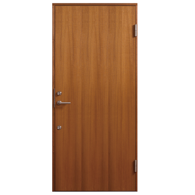 木製断熱玄関ドア「Sweden Door　KG00(T) チーク」W988×H2180 オイル仕上げ