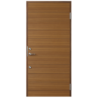 木製断熱玄関ドア「Sweden Door　KG93(T)-1022 チーク」W988×H2180