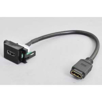 コンセントチップ コンセント側：HDMIメス＜黒色＞／ケーブル側：HDMIメス【短距離接続用】