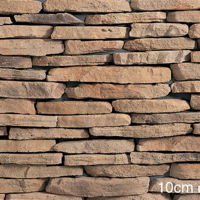 石のコバ部分の石積み調壁材CAN’STONE「ヒルサイドレッジ（HSL-2）」