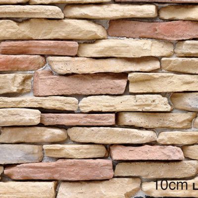 石のコバ部分の石積み調壁材CAN’STONE「ヒルサイドレッジ（HSL-5）」