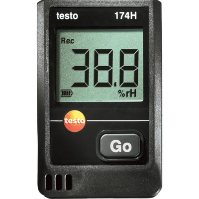 ミニ温度データロガー「testo 174 H」2ch