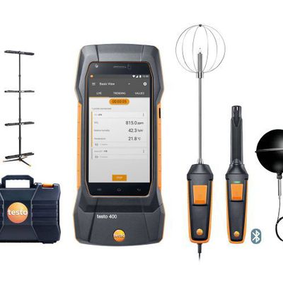 PMV測定器「testo 400 PMVセット」 室内の快適性評価に