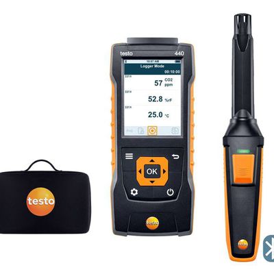 IAQ測定器「testo 440 IAQセット」室内の温度・湿度・CO₂の測定に