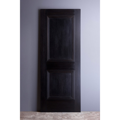 オーク材ドア（塗装品/片開き）トラッドスタイル COOL BLACK【TBRK202】