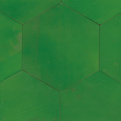 複合フローリング【V12. HEXA-PINE GREEN グリーン】パイン 12mm厚 六角形