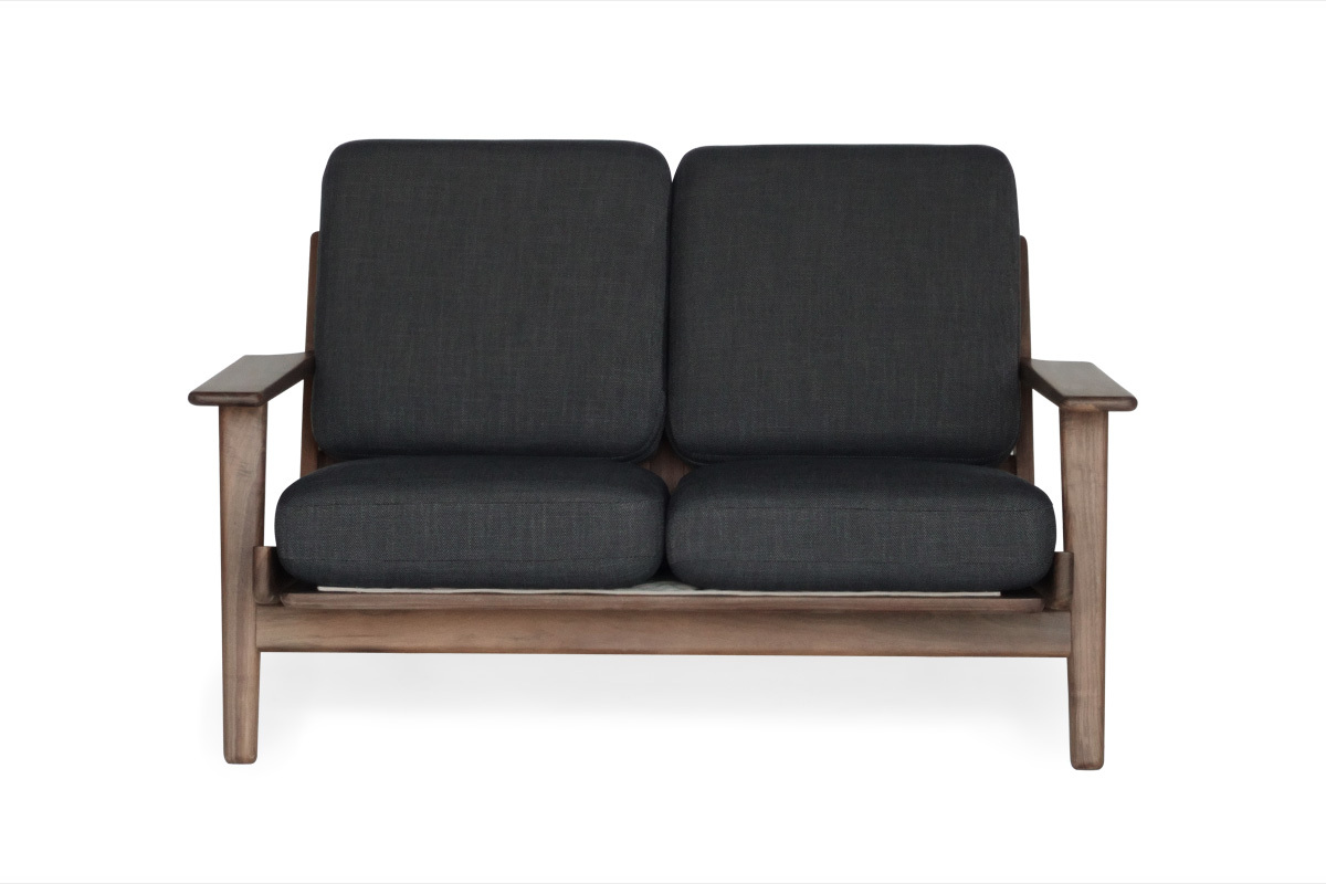 290ソファ 2人掛け 【ウォールナット】｜E-comfort｜#14148
