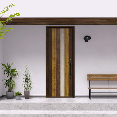 玄関ドア「FANOVA ファノーバ」シンプルな住宅外観に映える、心ゆさぶるアートドア