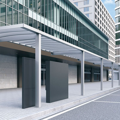 通路シェルター「ファイブフォート」公共空間に求められる快適性や安全性、機能美