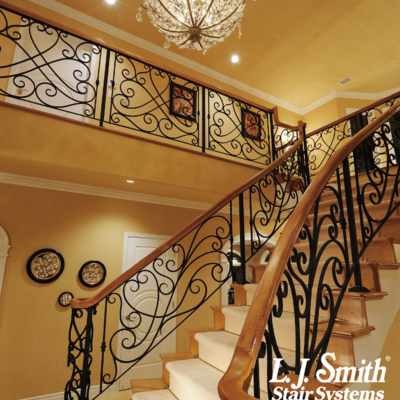 L.J.Smith L.J.スミス「階段材」映画のワンシーンのような高級感溢れる北米階段