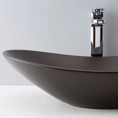 「シンプル洗面ボウル マットー21 B242」W615×D365×H155mm 陶磁器製 サムネイル画像2