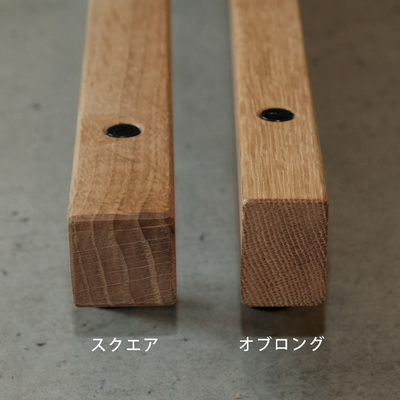 鉄のパーツに木部は正方形のタイプ