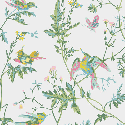 Cole&Son「COLE&SON SELECTION 112/4015」鳥・植物柄 不織布壁紙