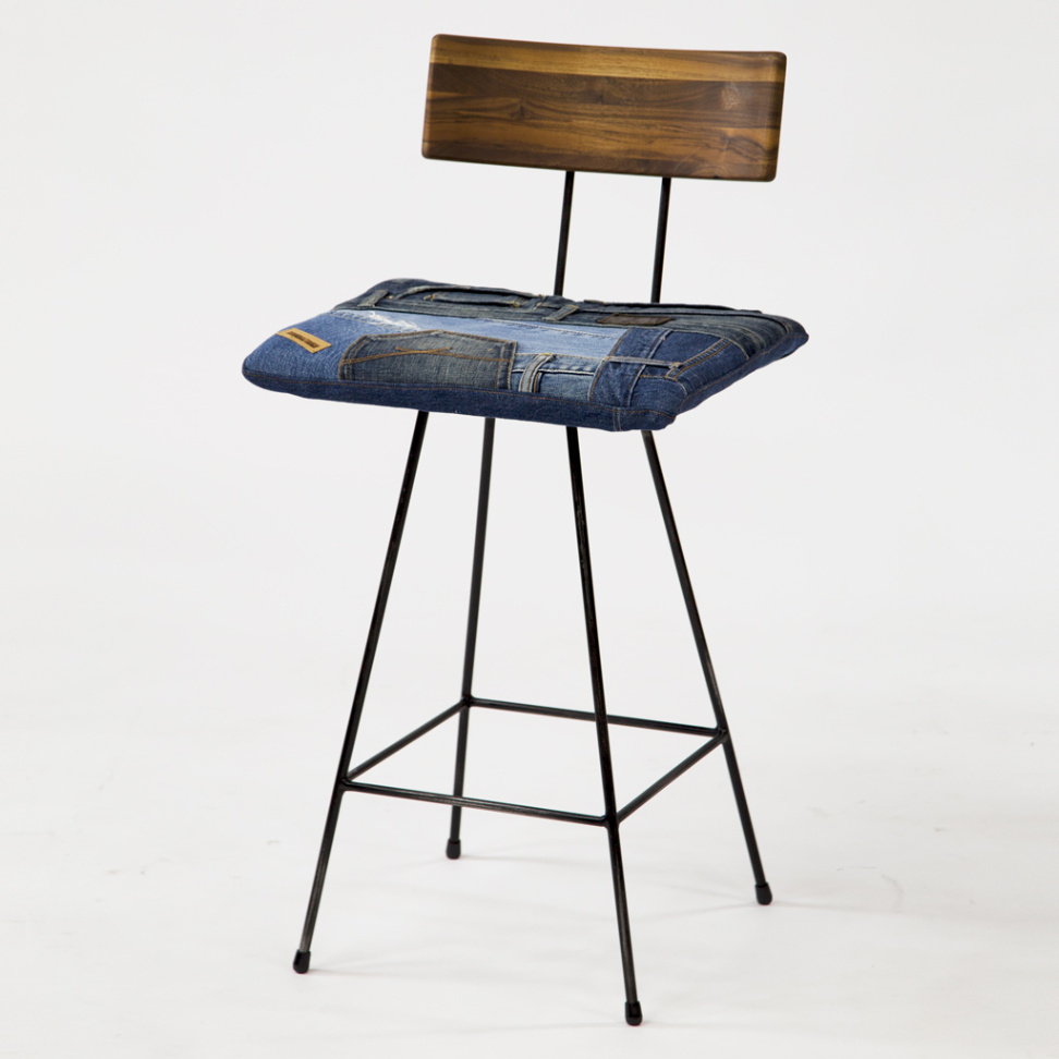 ROUGH&TOUGH「GENE BAR CHAIR01ジーンバーチェア01 デニム