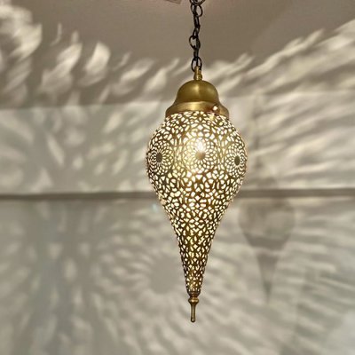 GADAN 照明・モロッコランプ ペンダント【真鍮・アイアン】「真鍮ランプ ボヤージュS／ゴールド」