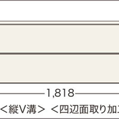 カナエル R12・Ｊベース　■溝・面の位置（ｍｍ）（1本溝タイプ）