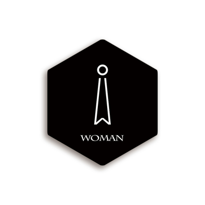 【ピクトグラムサイン-DESIGNZ】TOILET 115㎜×100㎜×3㎜ TYPE-L-H