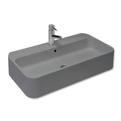 陶器製洗面ボウル「COSA コーサ 80 マットグレー」WA09541