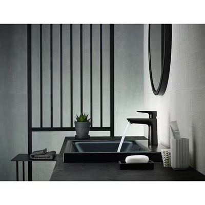 「タリスE110 混合水栓 マットブラック 71714670」TA05399